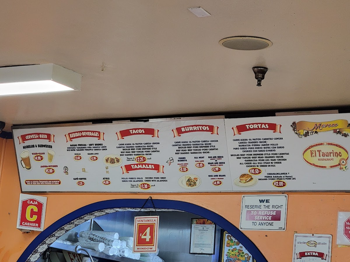 El Taurino Menu - Image 2